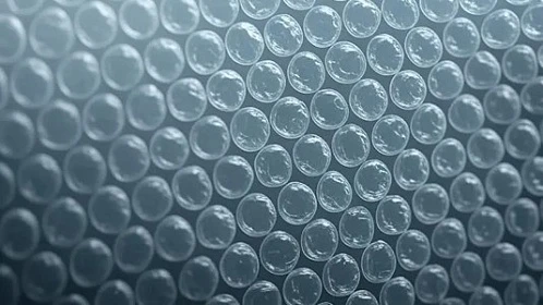 Воздушно-пузырьковая пленка с разным диаметром пузырька