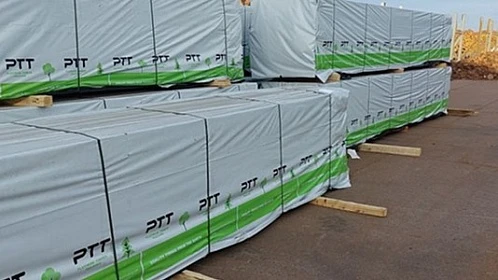 Очередная поставка пленки для древесины нашему партнеру PTT